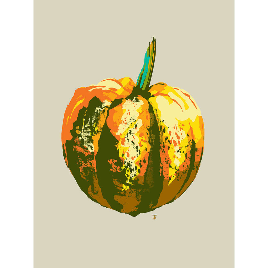 modern carnival squash art print
