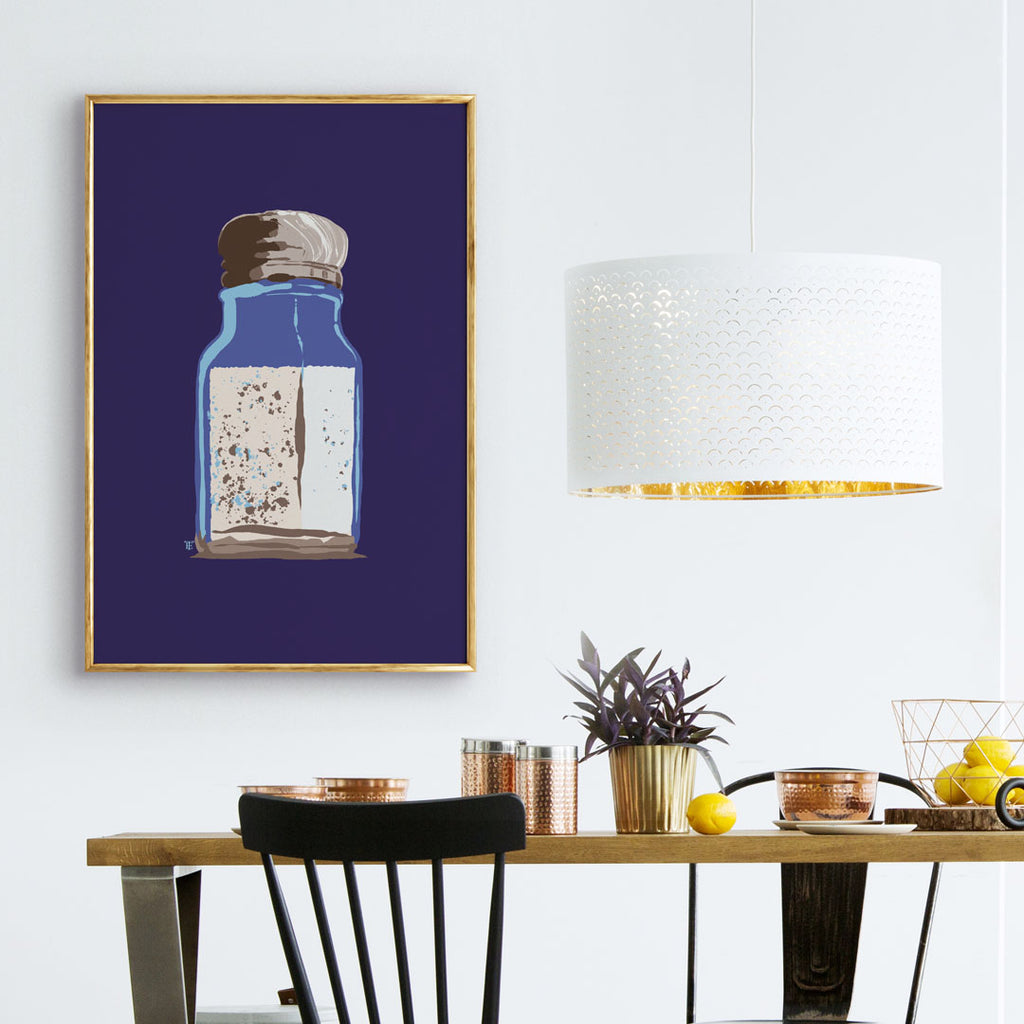 funky modern salt shaker painting