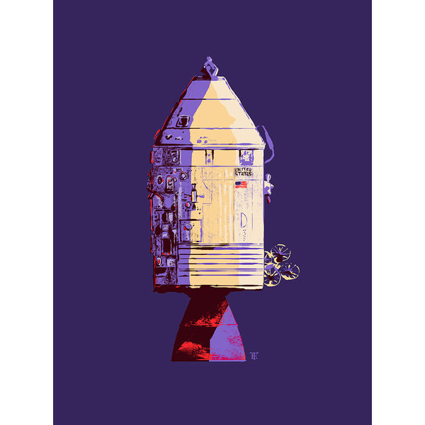 Cool Apollo spacecraft art print