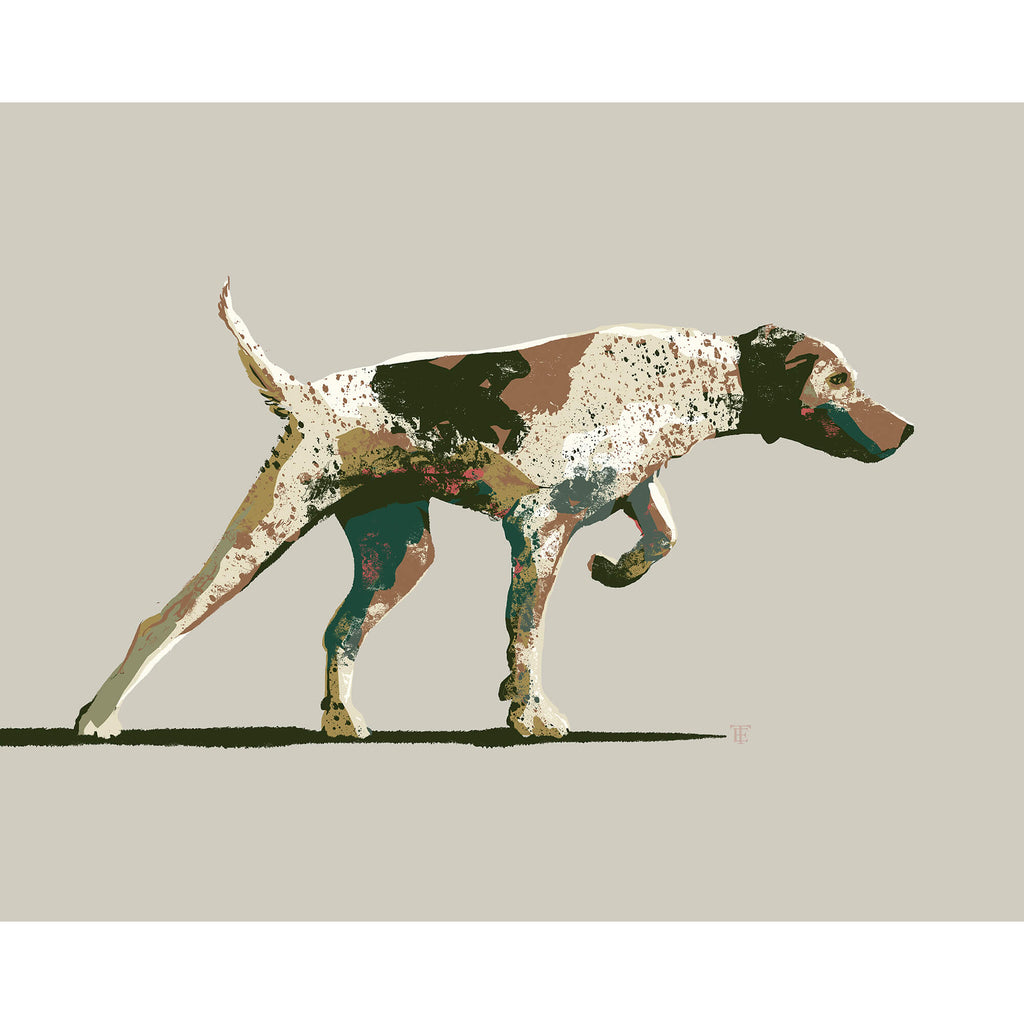 German Shorthaired Pointer Painting | Modern Hunting Dog Art – Elise ...