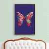 Pop Art butterfly art print in bold colors