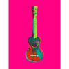 colorful ukulele art print
