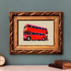 London Double-decker Routemaster Bus colorful art print in red