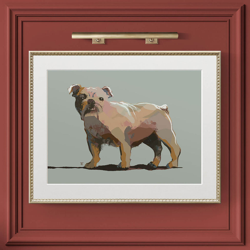 modern bulldog artwork