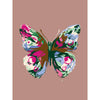 colorful modern chinoiserie butterfly art print