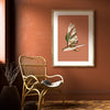 stylish red-tailed hawk painting in frame