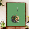 sweetgum poster in stylish home