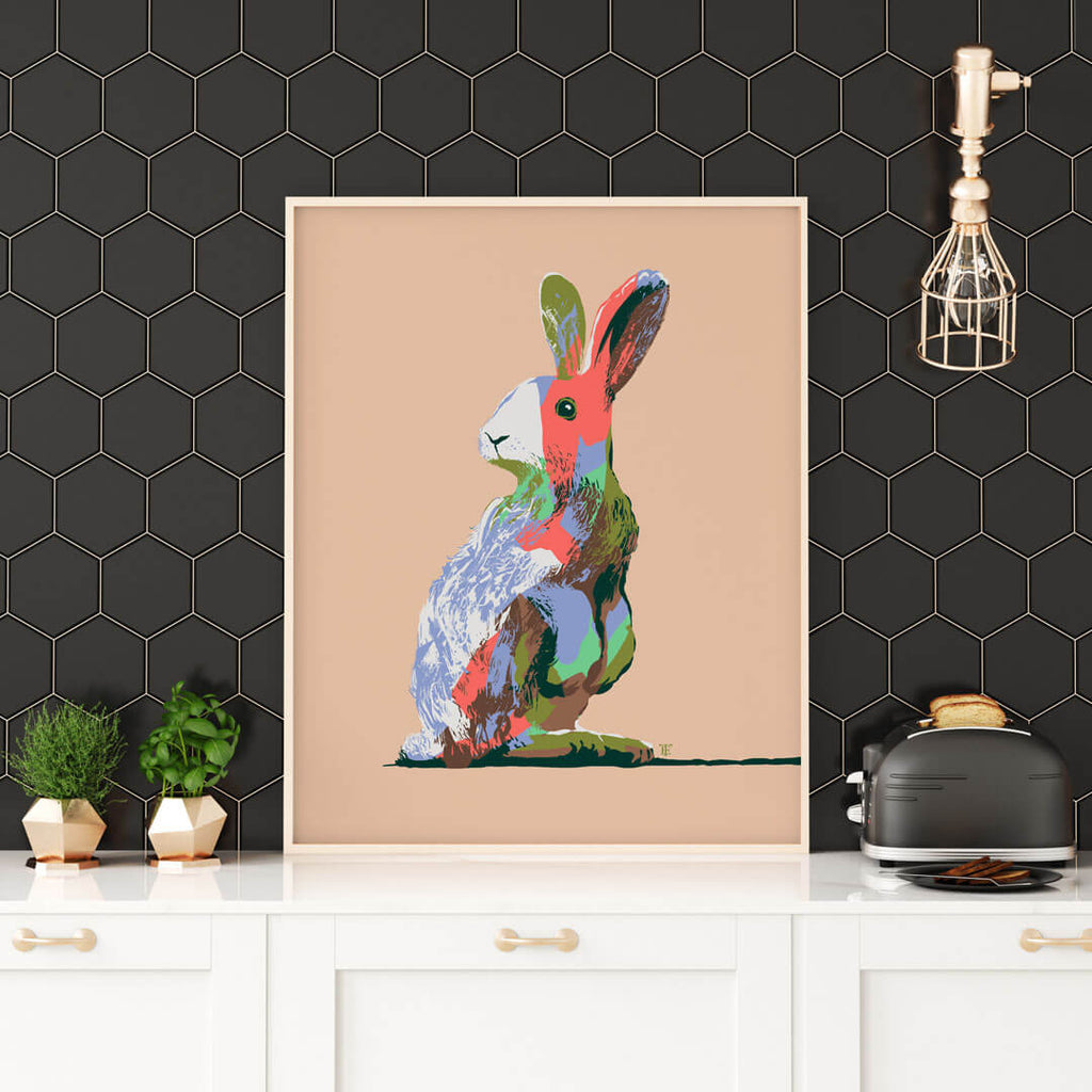 Art Rabbet Rabbit Art Lucky Rabbit | Helvella Art