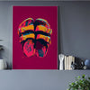 colorful art print of sandals